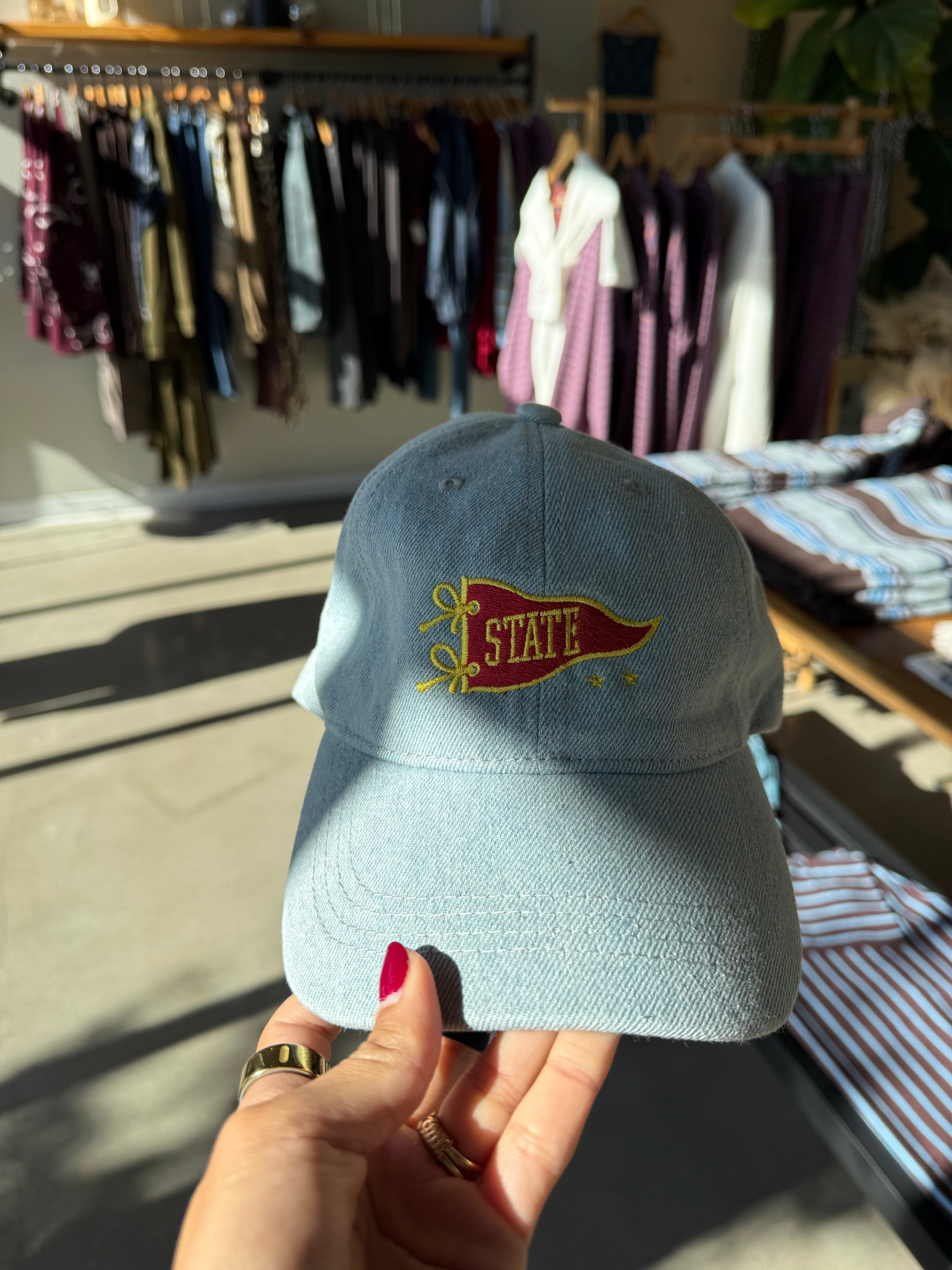 State Flag Embroidered Hat