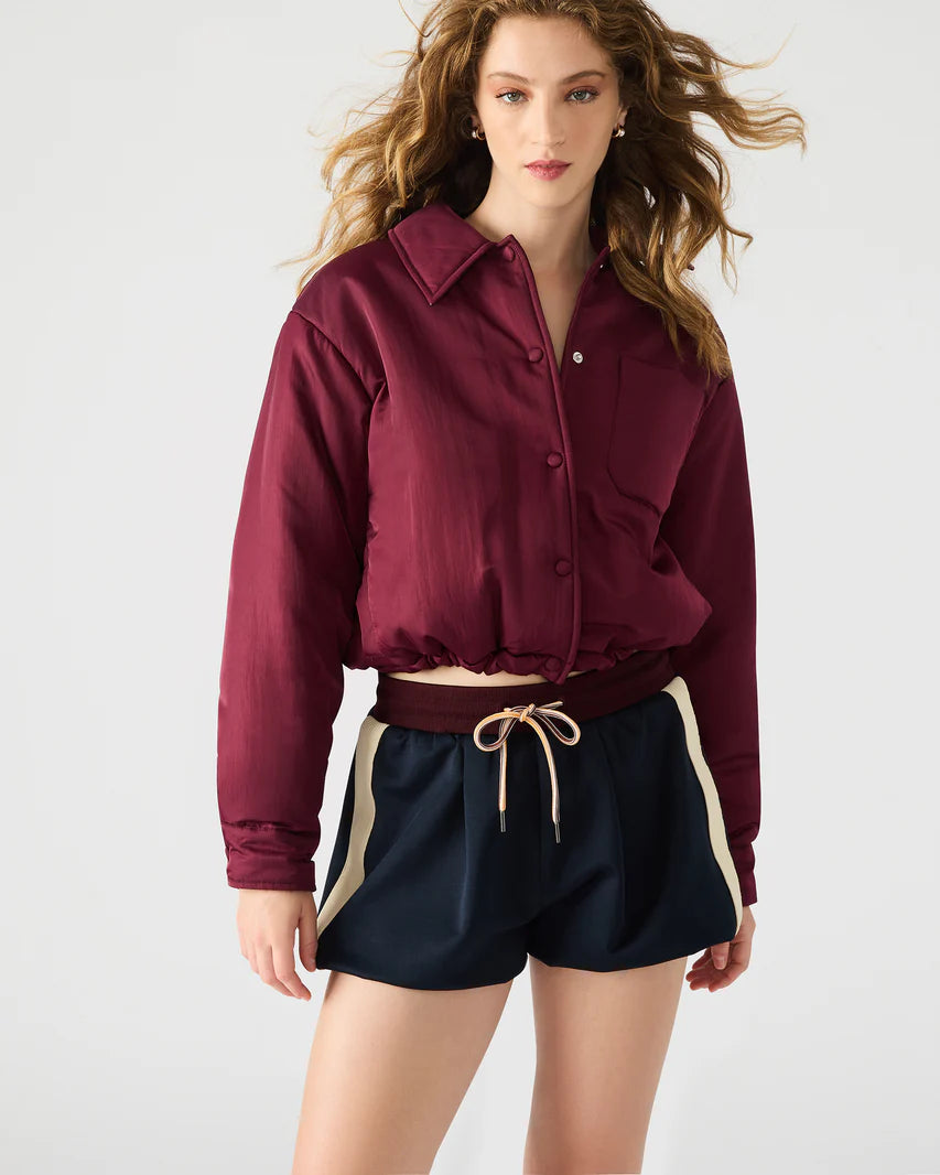Selma Jacket Wine | Steve Madden