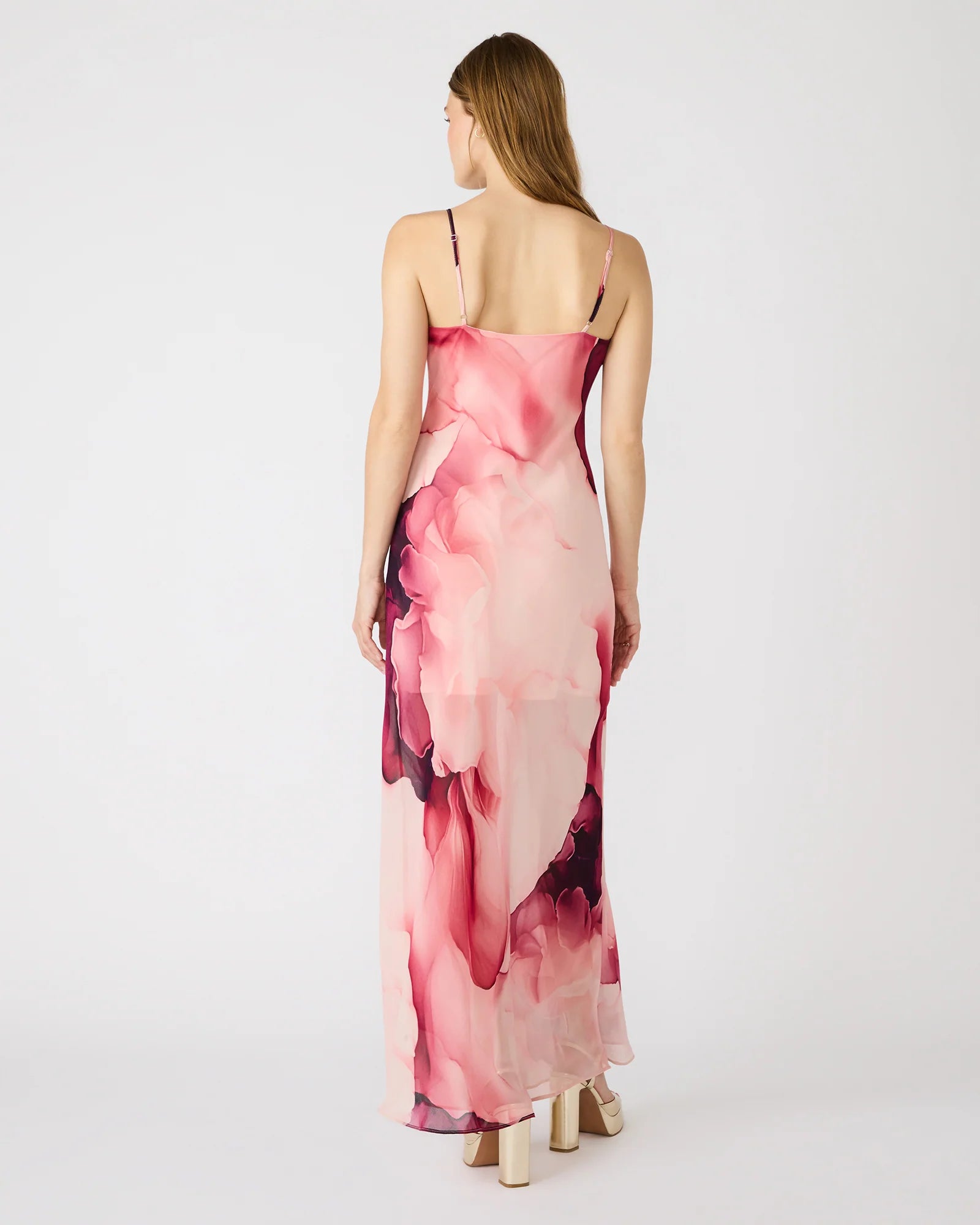 Maxinia Dress in Coral Cloud