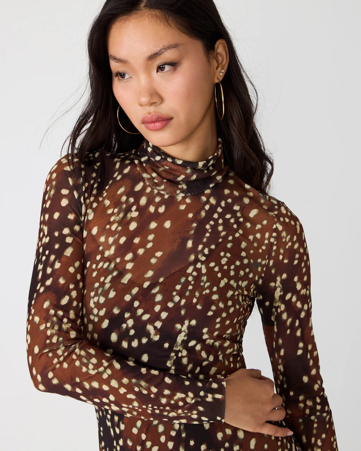 Vivara Dress in Smokey Brown