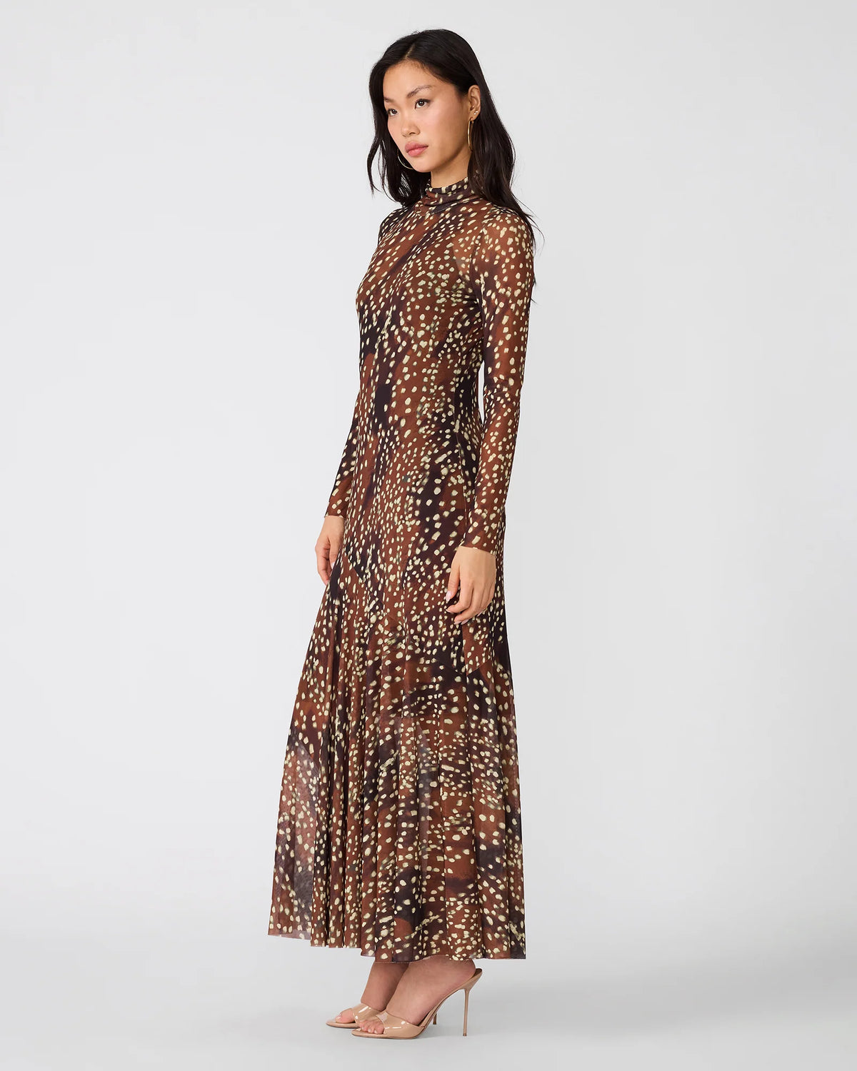 Vivara Dress in Smokey Brown