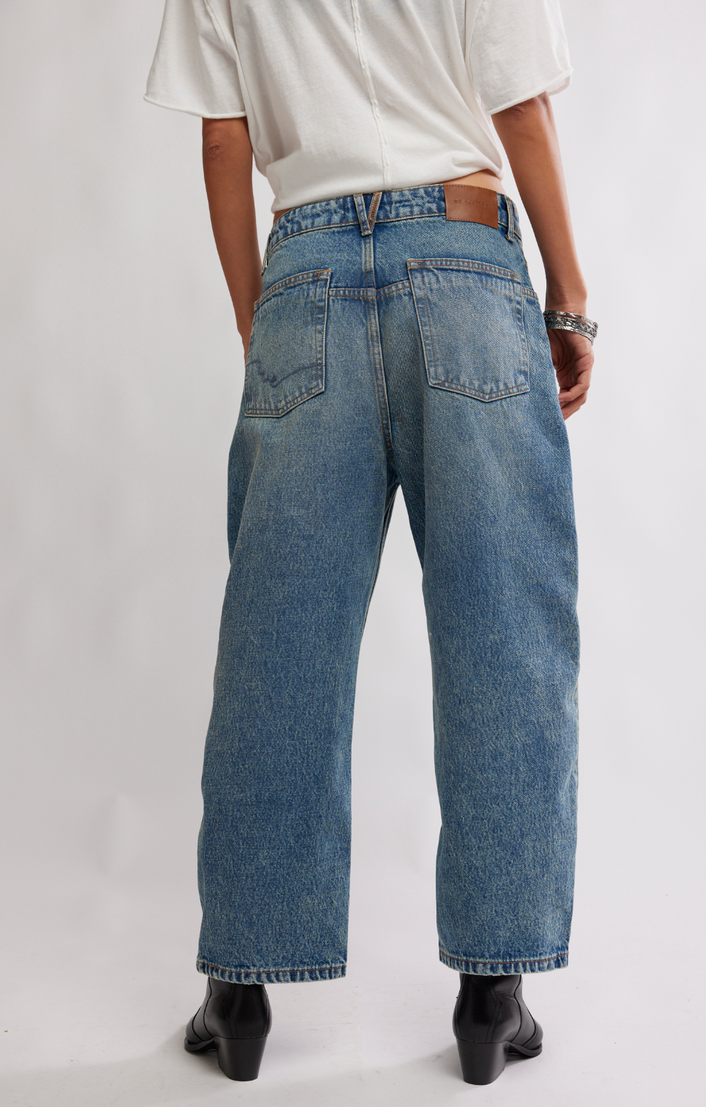 Deep Trance Dropped Boyfriend Jeans in From Beyond