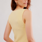 Tilly Vest in Mellow Yellow