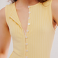 Tilly Vest in Mellow Yellow