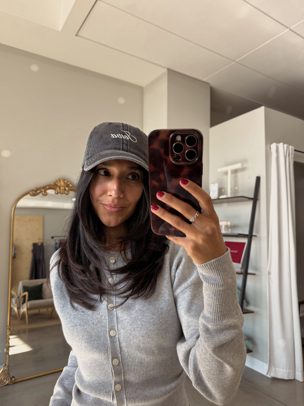 "Iowa" Embroidered Cotton Hat