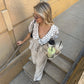Linen Polka Dot Top