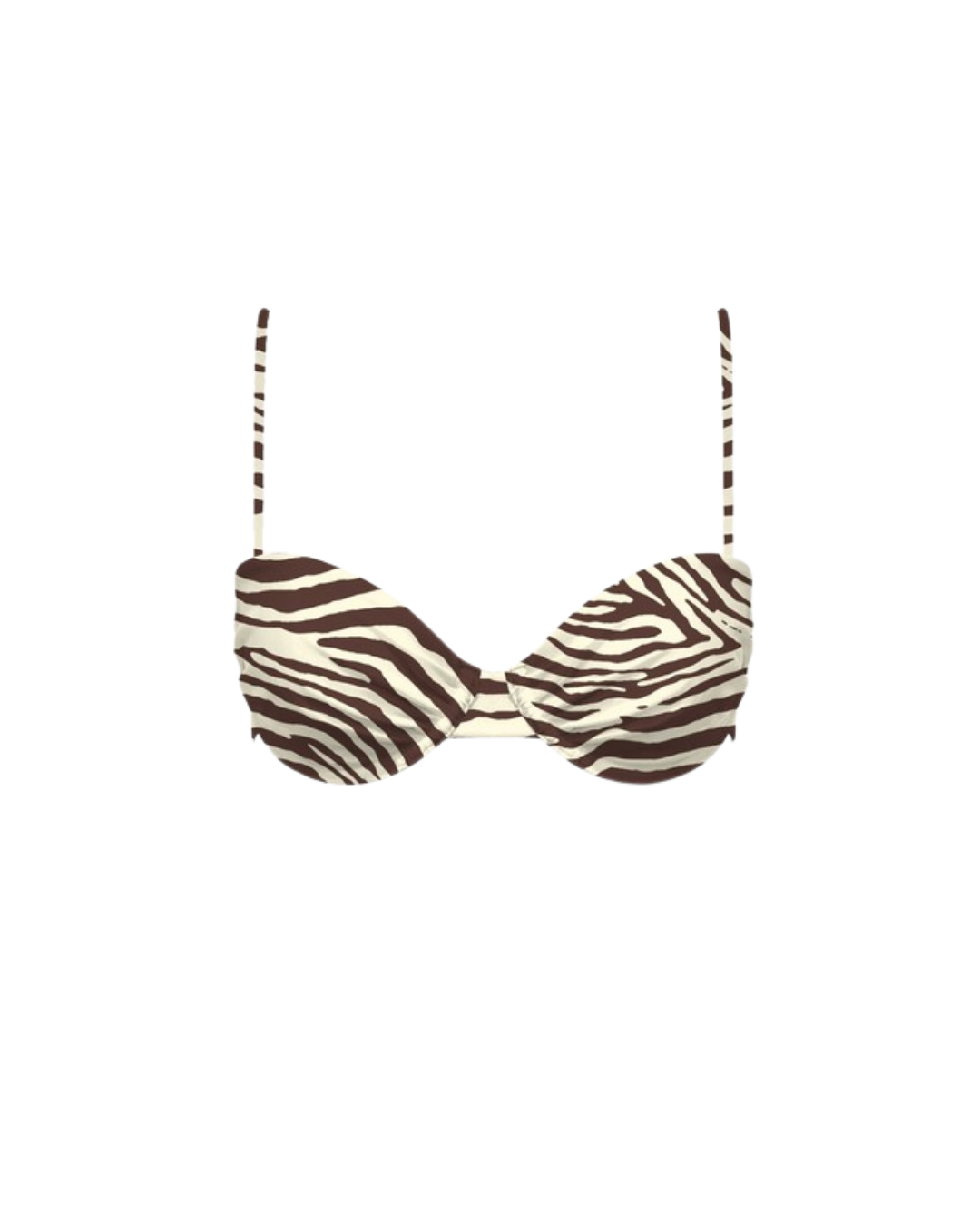 Zebra Bikini Top