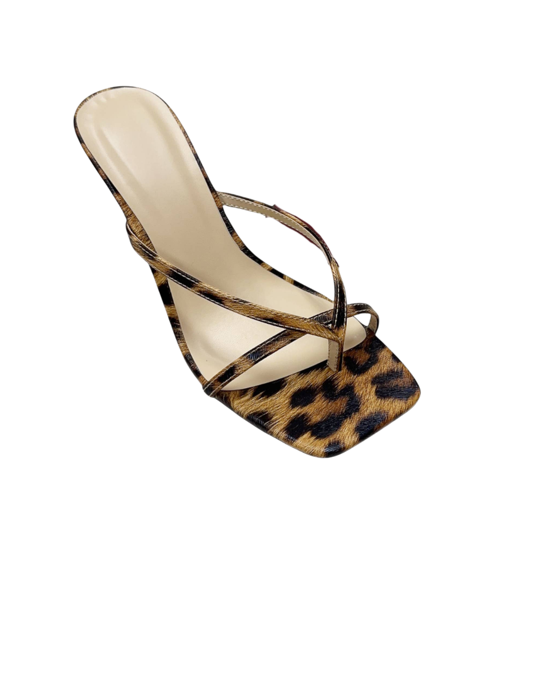 Leopard Kitten Heel