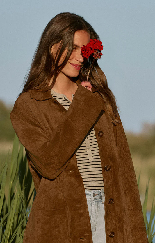 Decker Faux Suede Chore Coat | Z SUPPLY