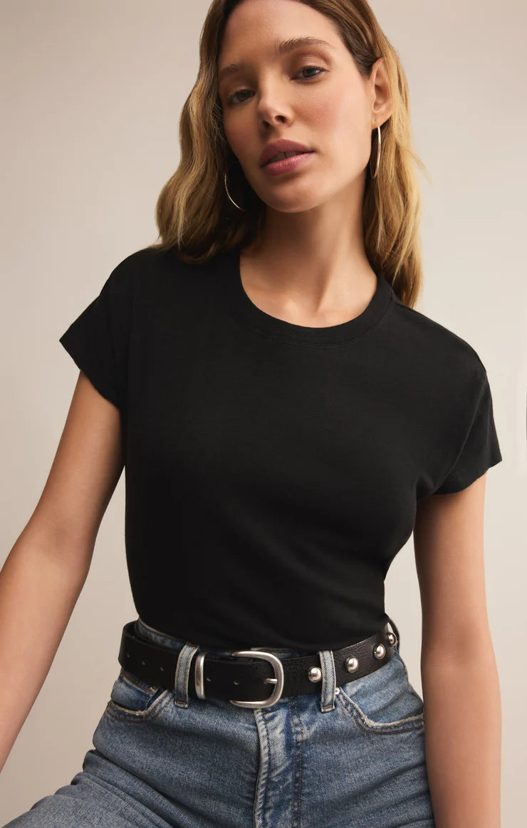 Modern Slub Tee Black | Z Supply