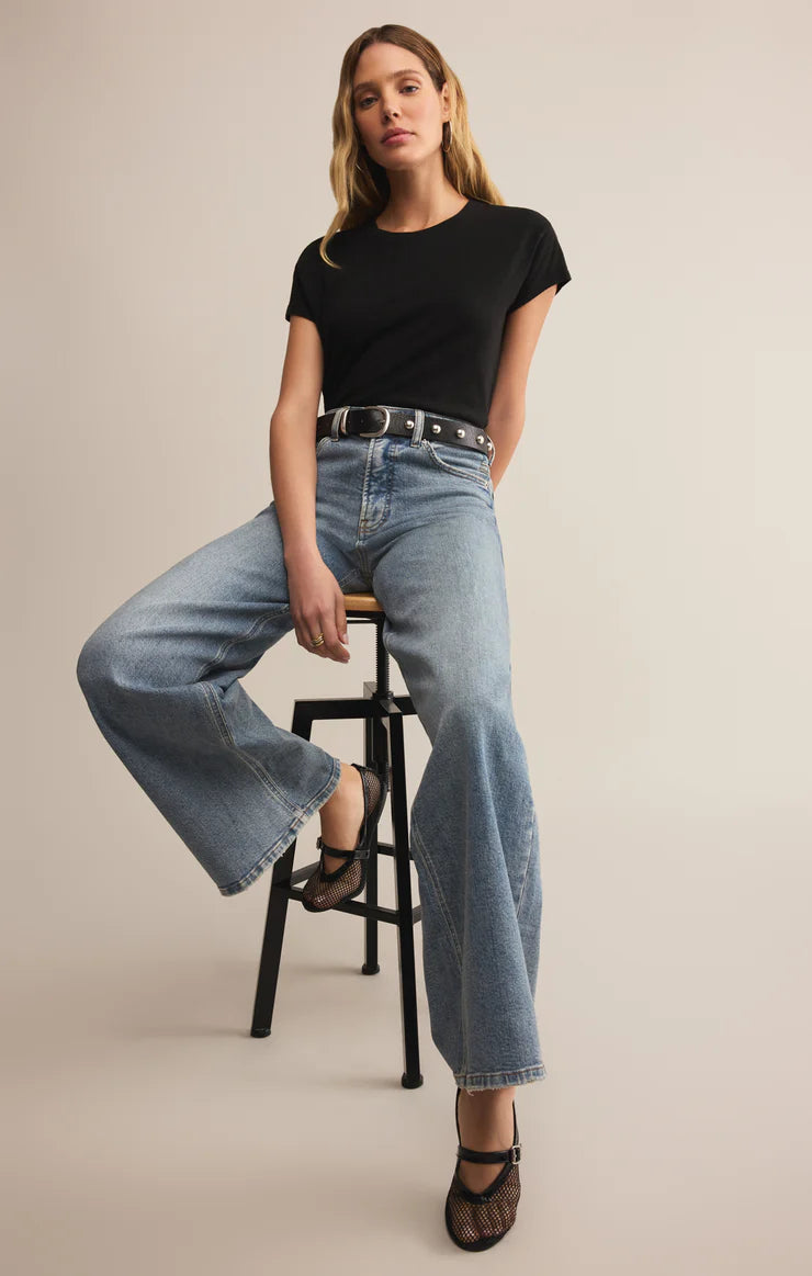 Modern Slub Tee Black | Z Supply
