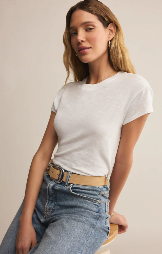 Modern Slub Tee White | Z Supply