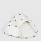 White Studded Dumpling Bag