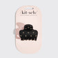 Cloud Clip Black Rhinestone