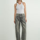 Grey Wash Slouchy Jeans