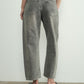 Grey Wash Slouchy Jeans