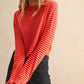 Felicia Sweater Stripe Top