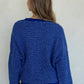 Pinstripe Piper Cardigan in Royal Pinstripe