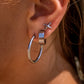 Sable Hoops in Silver