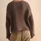 Essential Knit Sweater in Chocolate