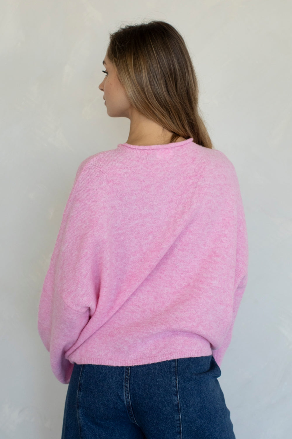 Piper Cardigan in Pale Pink