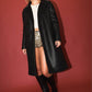 Leather/Sherpa Trench