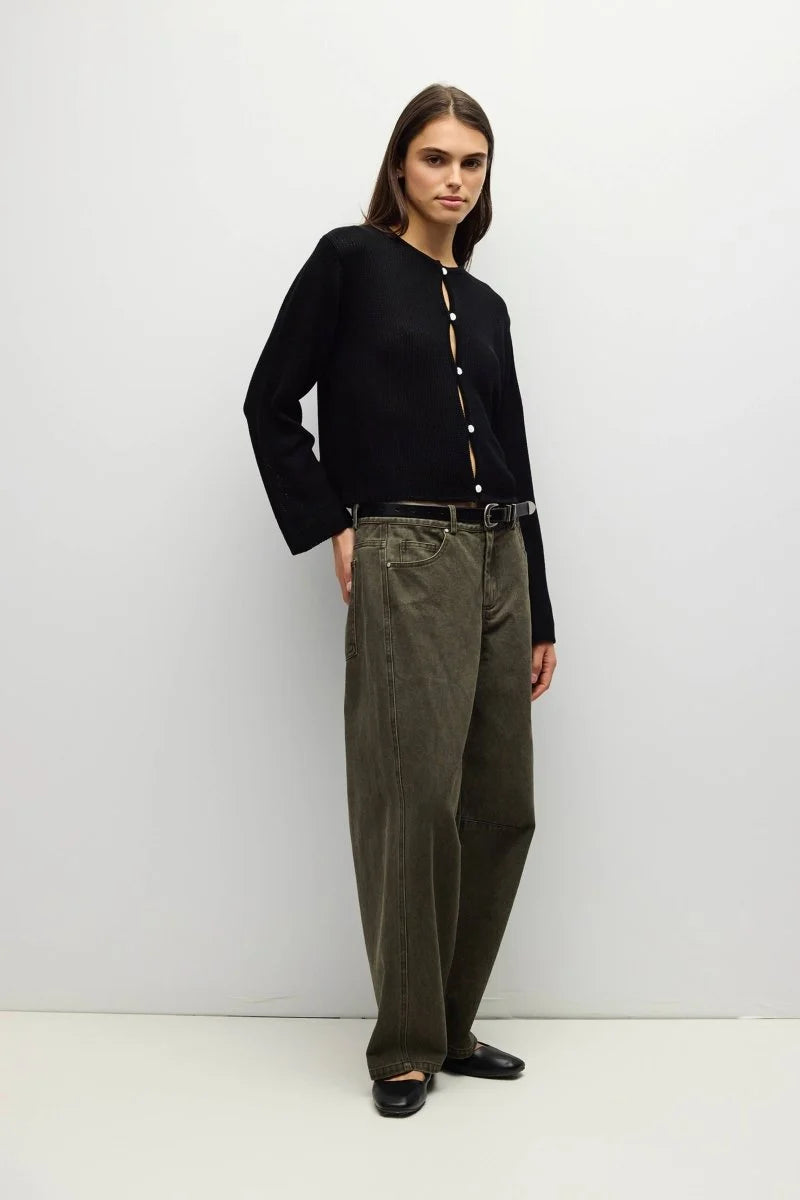 The Morgan Cardigan in Black