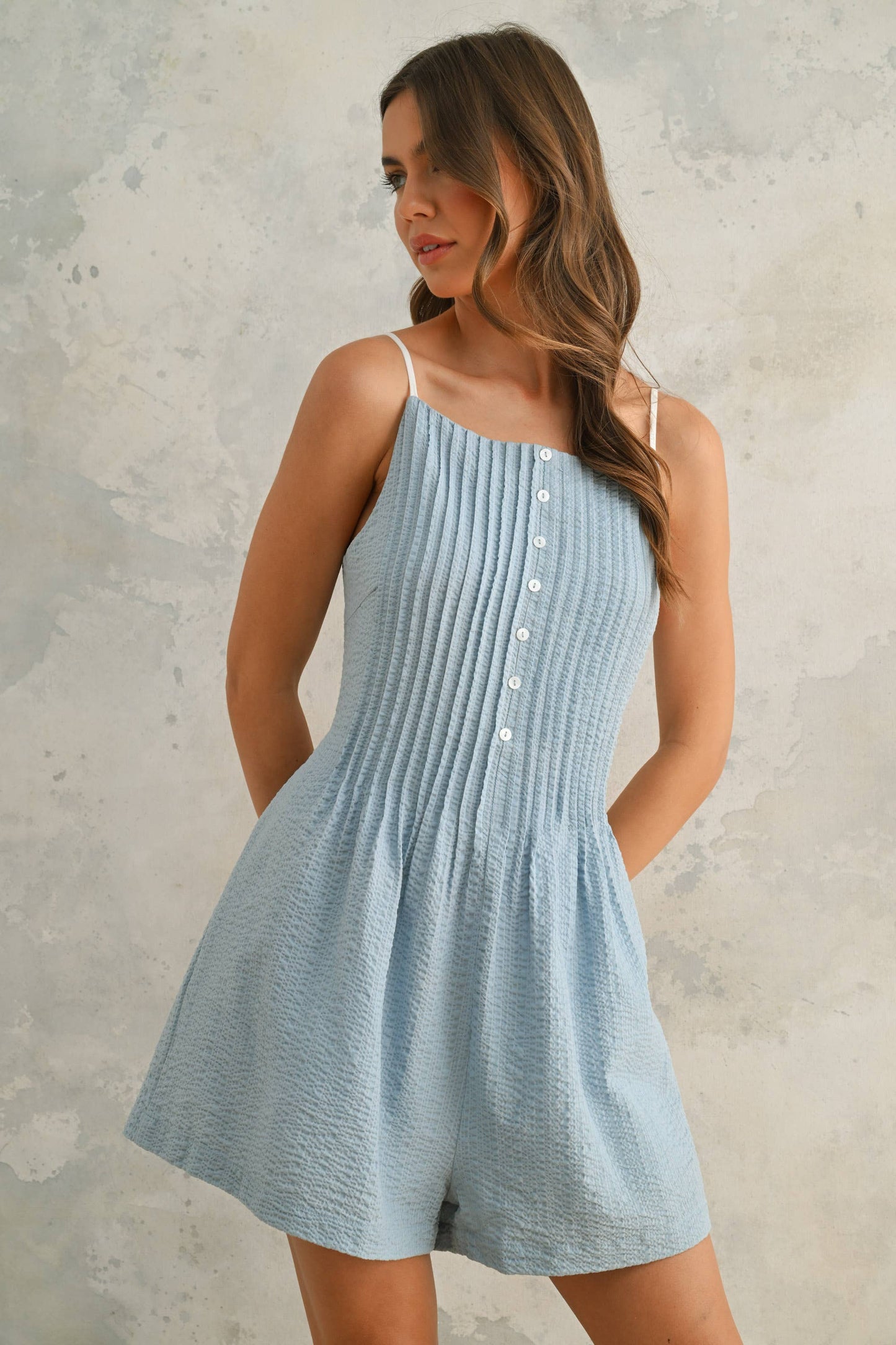Clara Baby Blue Romper