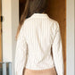 Stripe Collar Long Sleeve