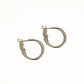 Classic Thin Hoop Earring in Silver 25MM