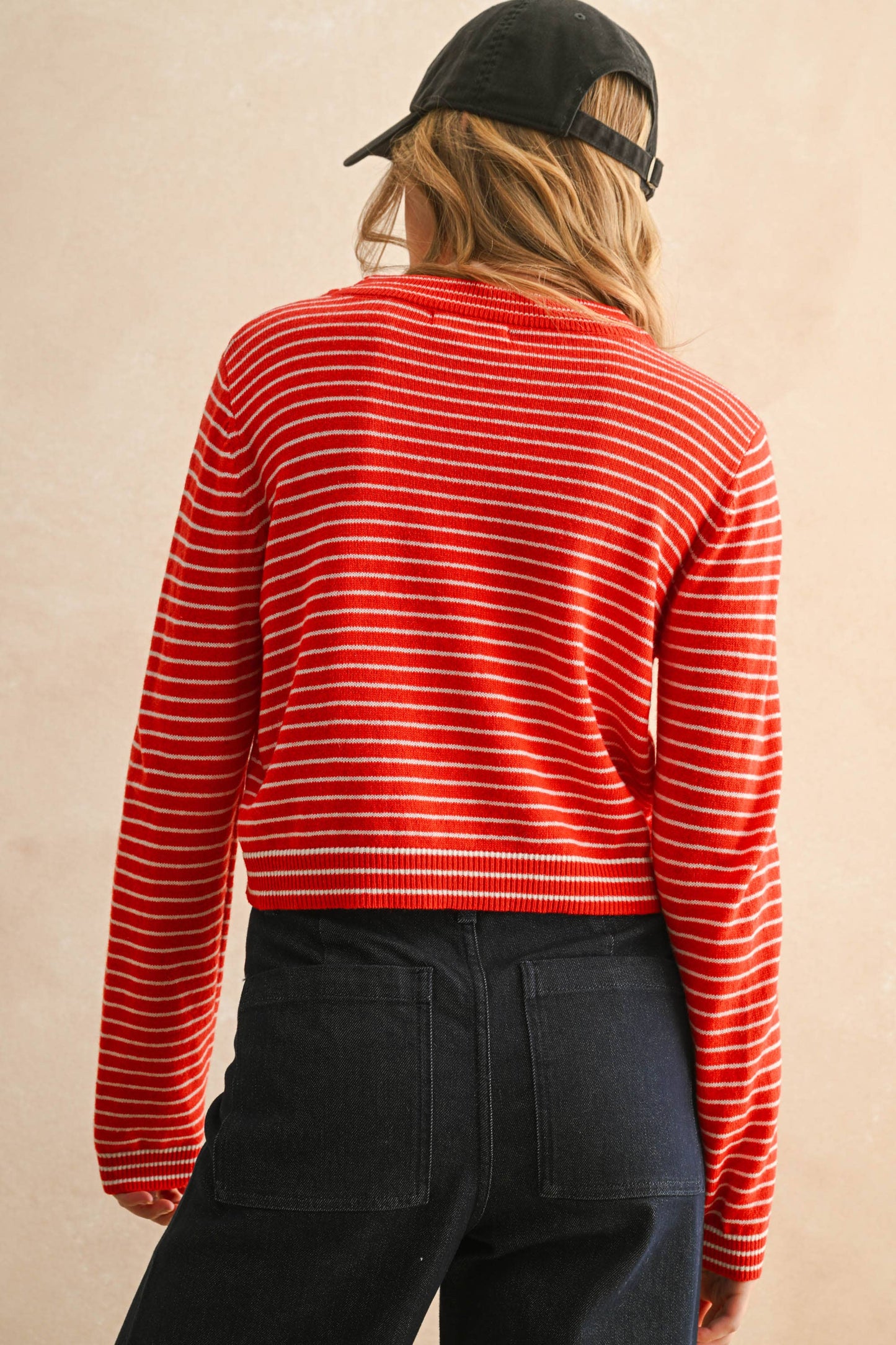 Felicia Sweater Stripe Top