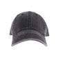 Acid Wash Ball Cap in Black