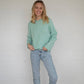Piper Henley Pullover in Seafoam