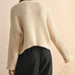Essential Knit Sweater in Cream