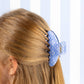 Blue Trellis Claw Clip