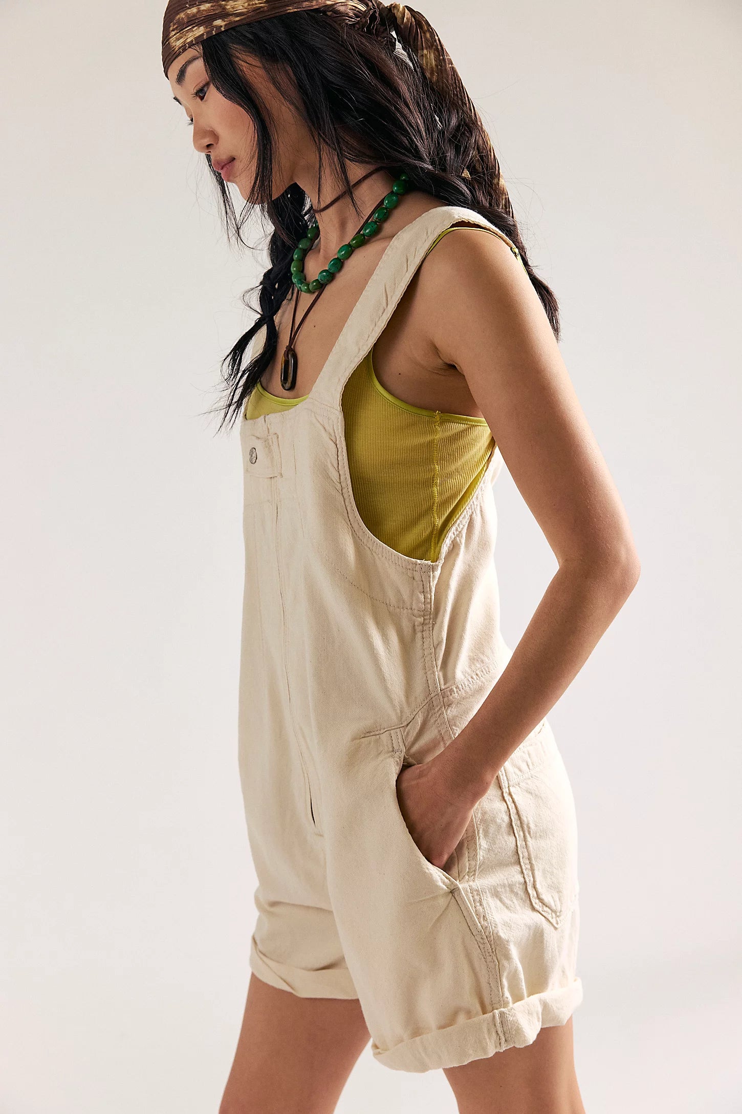 Jude Shortalls in Ecru