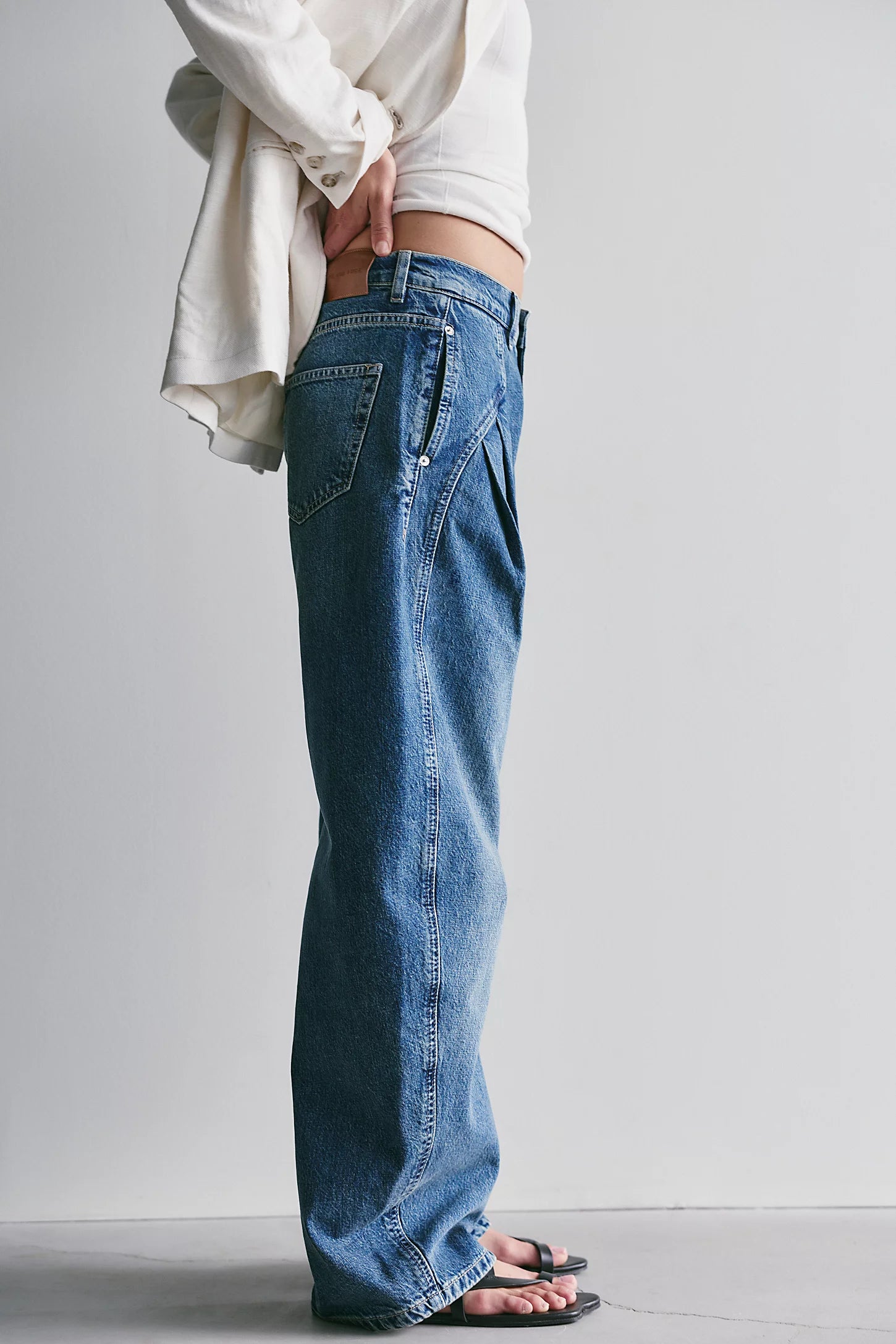 Golden Hour Trouser Jeans in Deacon Blue