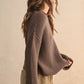 Essential Knit Sweater in Chocolate