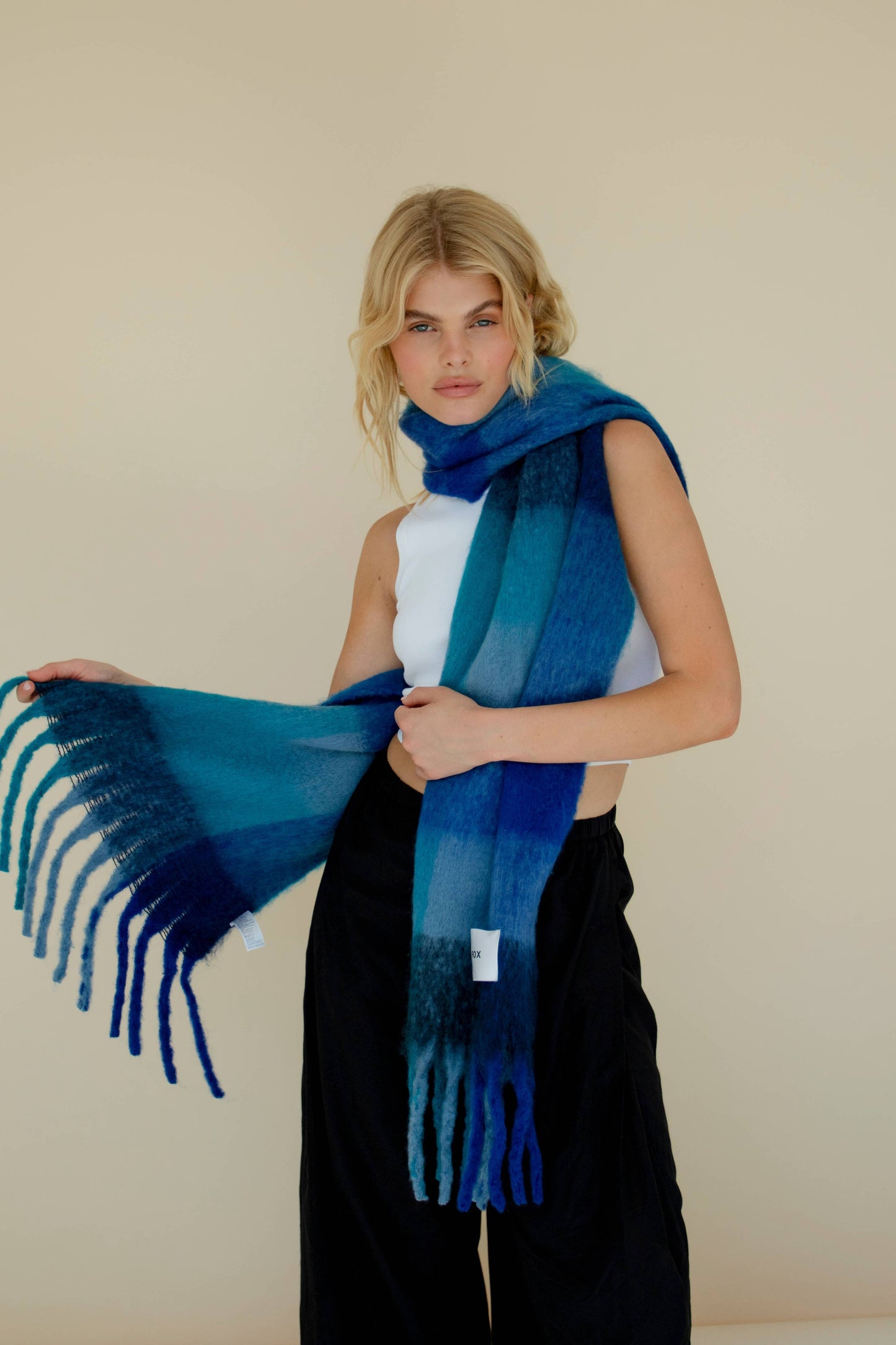 The Reykjavik Scarf in Blue