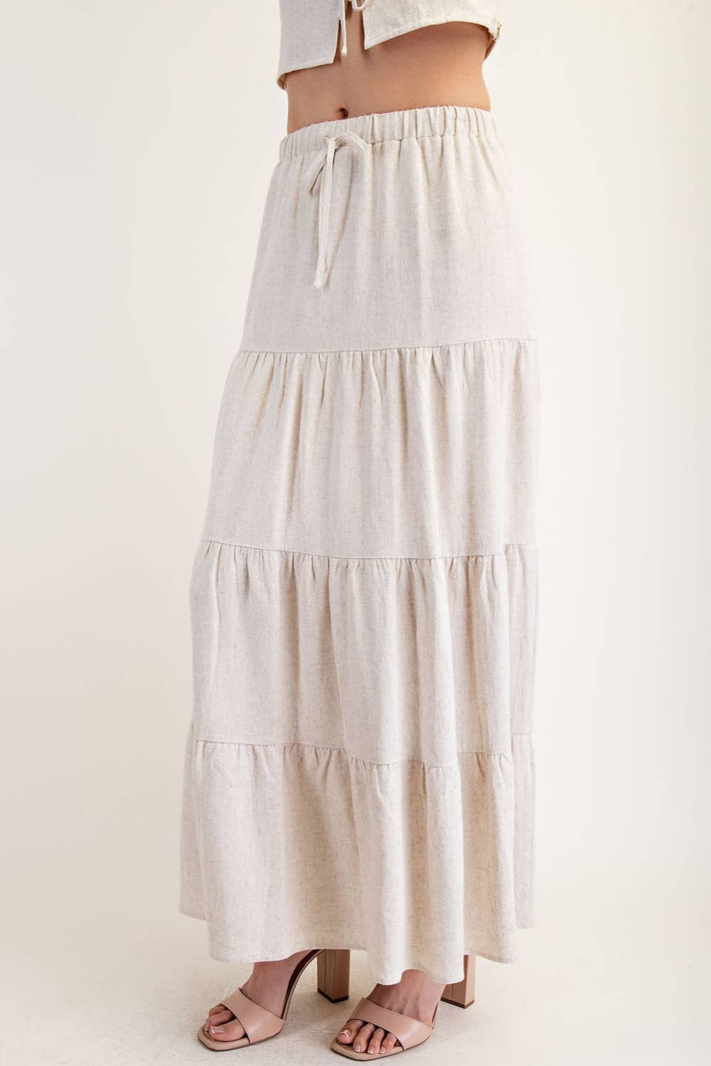Izzy Linen Maxi Skirt