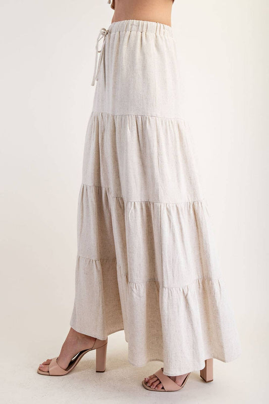 Izzy Linen Maxi Skirt