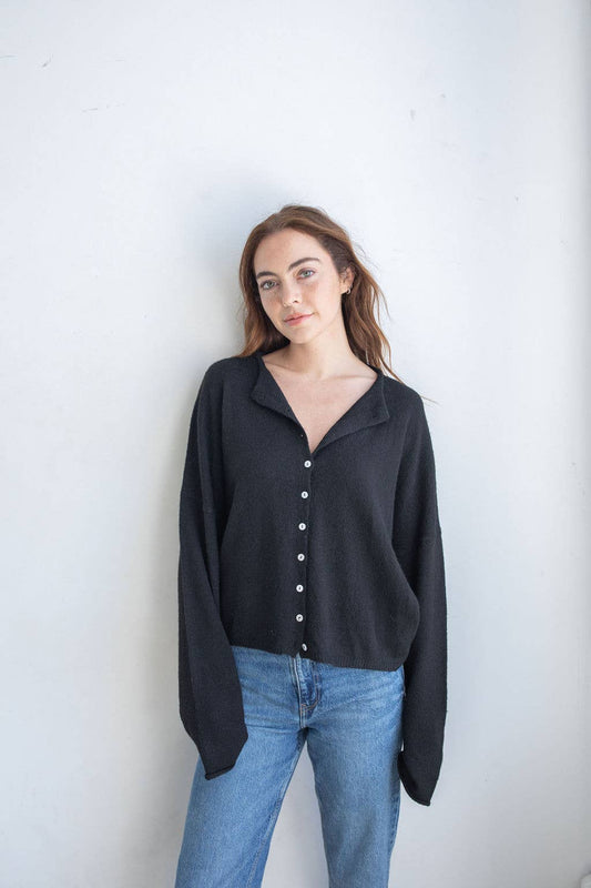 Piper Cardigan in Black