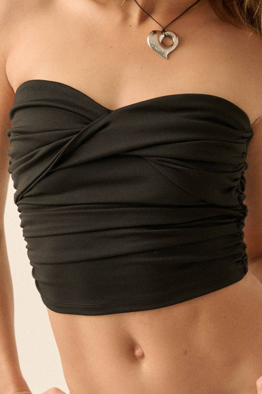 Twist-Front Tube Top