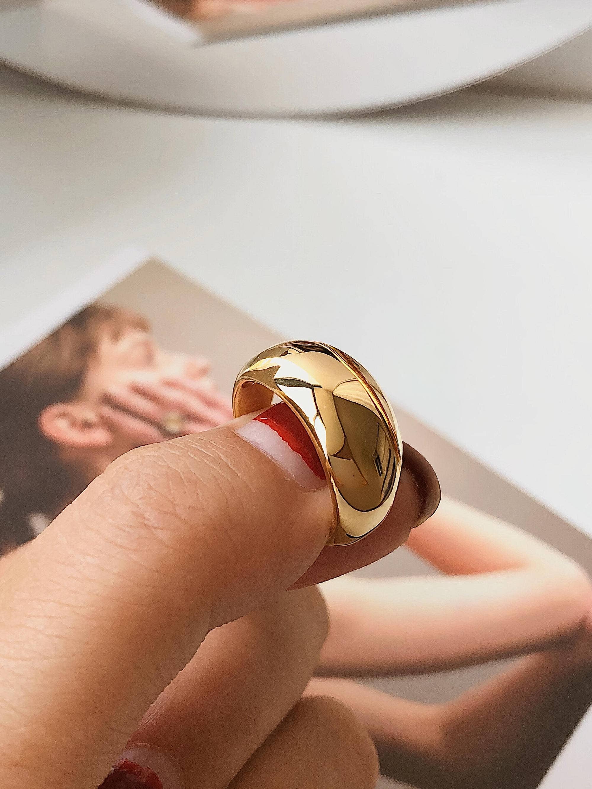 Rosco Dome Ring in Gold