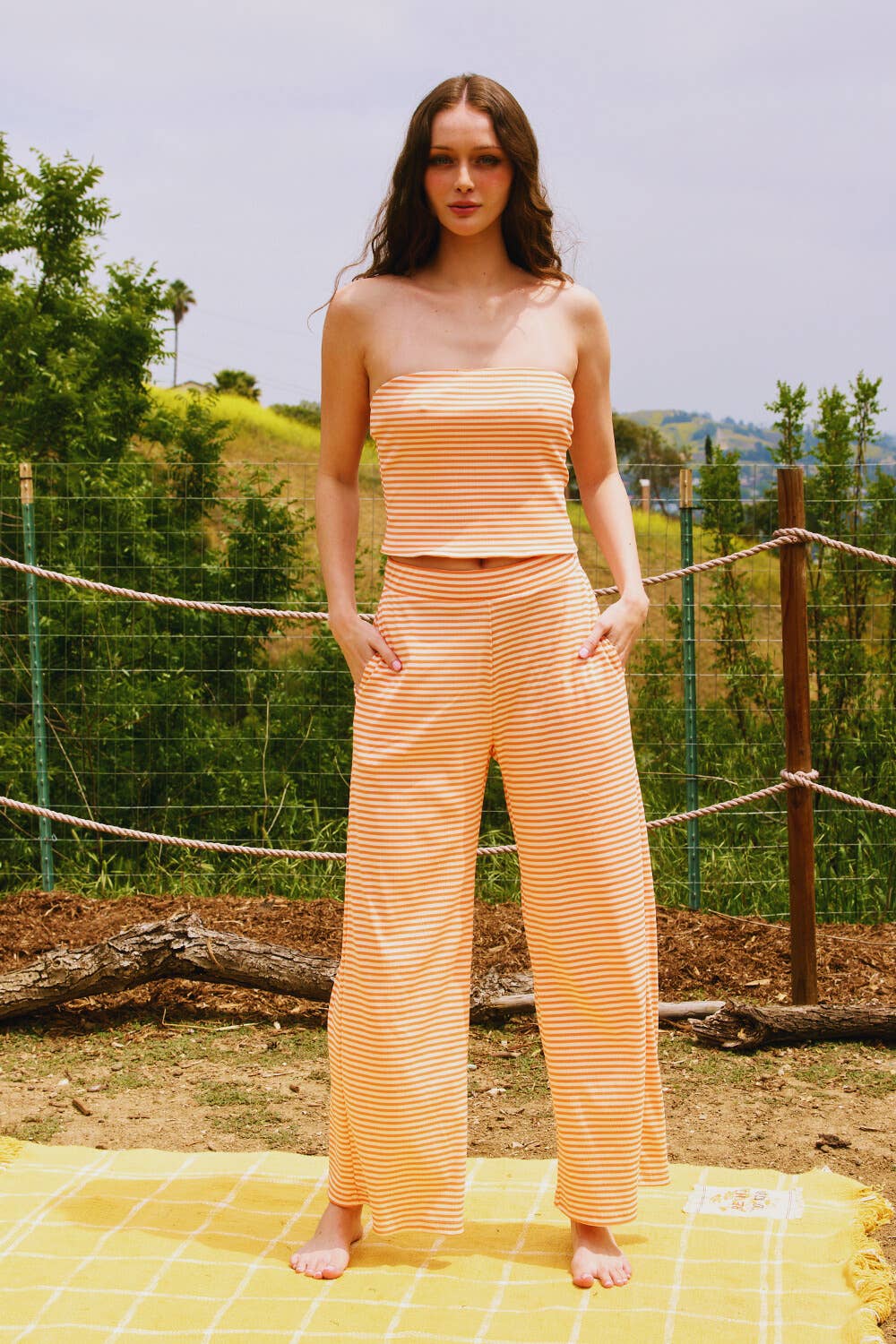 Carissa Stripe Tube Top