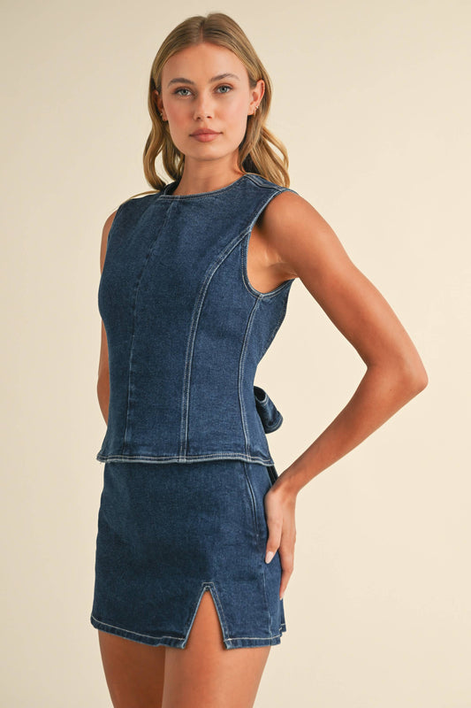 Iris Denim Skirt