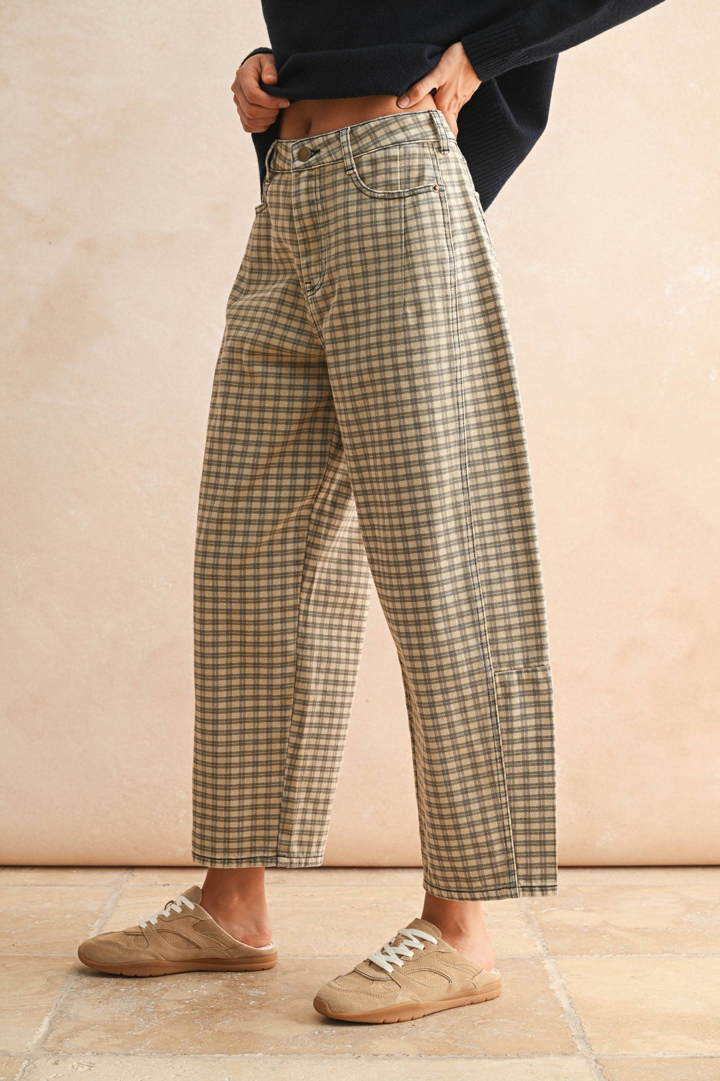Mini Checker Pants