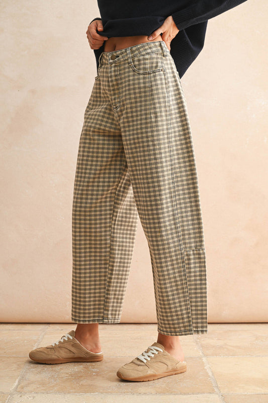 Mini Checker Pants