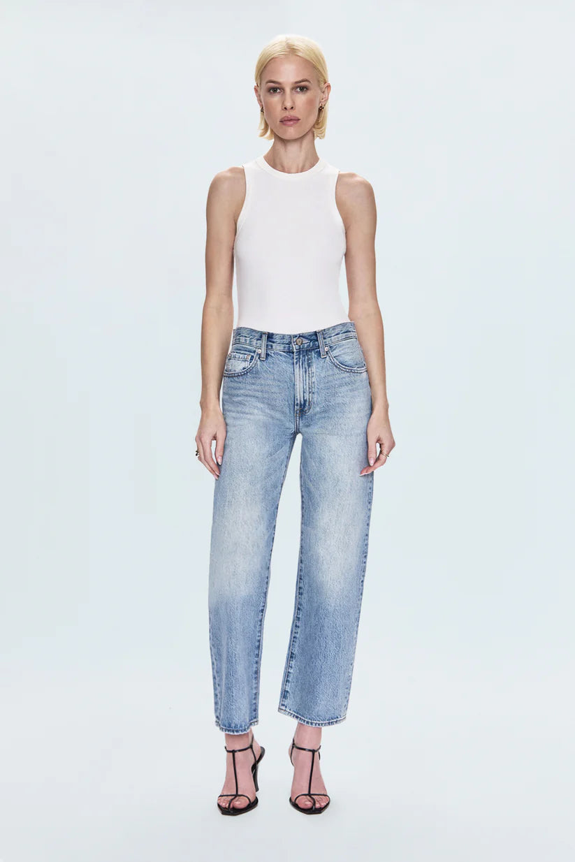 Lexi Mid Rise Straight Jean - Bowie