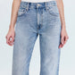 Lexi Mid Rise Straight Jean - Bowie